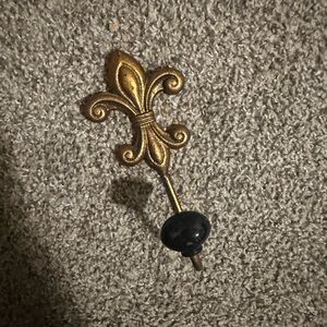 Gold Fleur-de-Lis Wall Hook